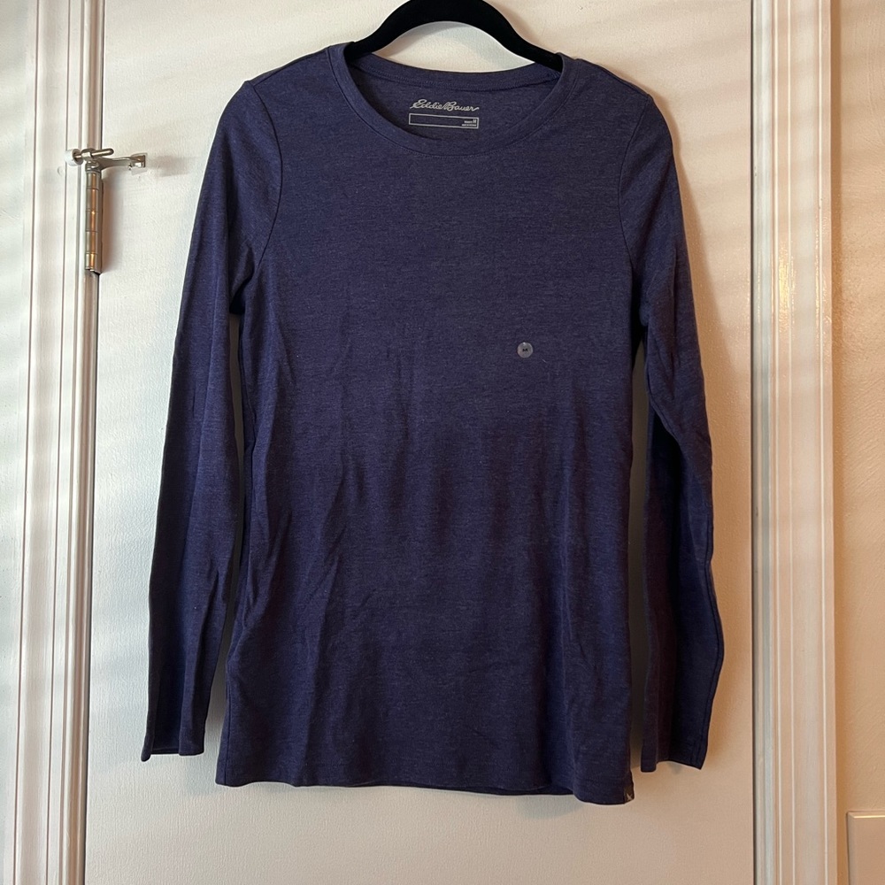 Eddie Bauer Favorite Long-Sleeve Crewneck T-Shirt